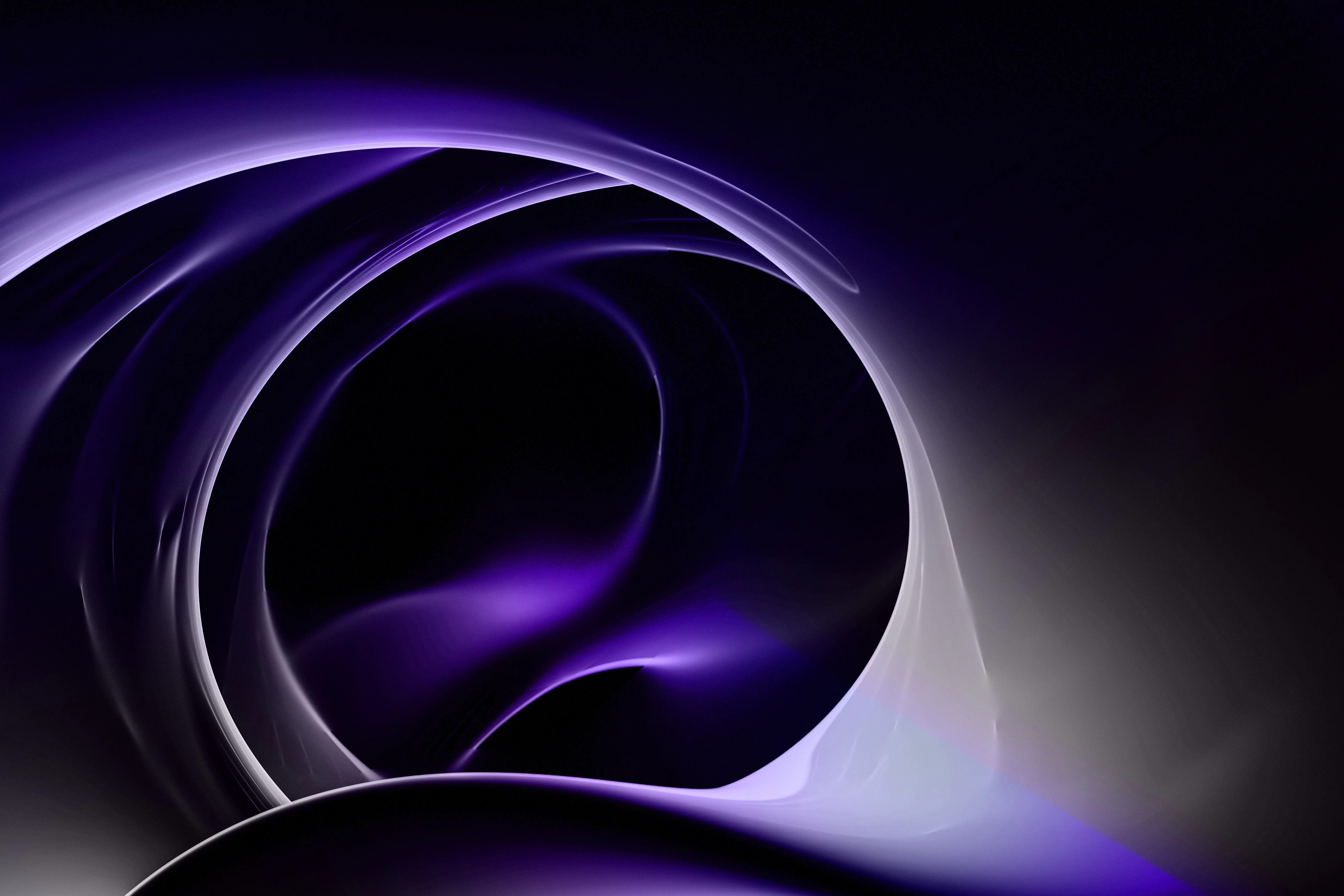 Abstract swirling purple light tunnel, HG Mind Works post-assessment guide for families