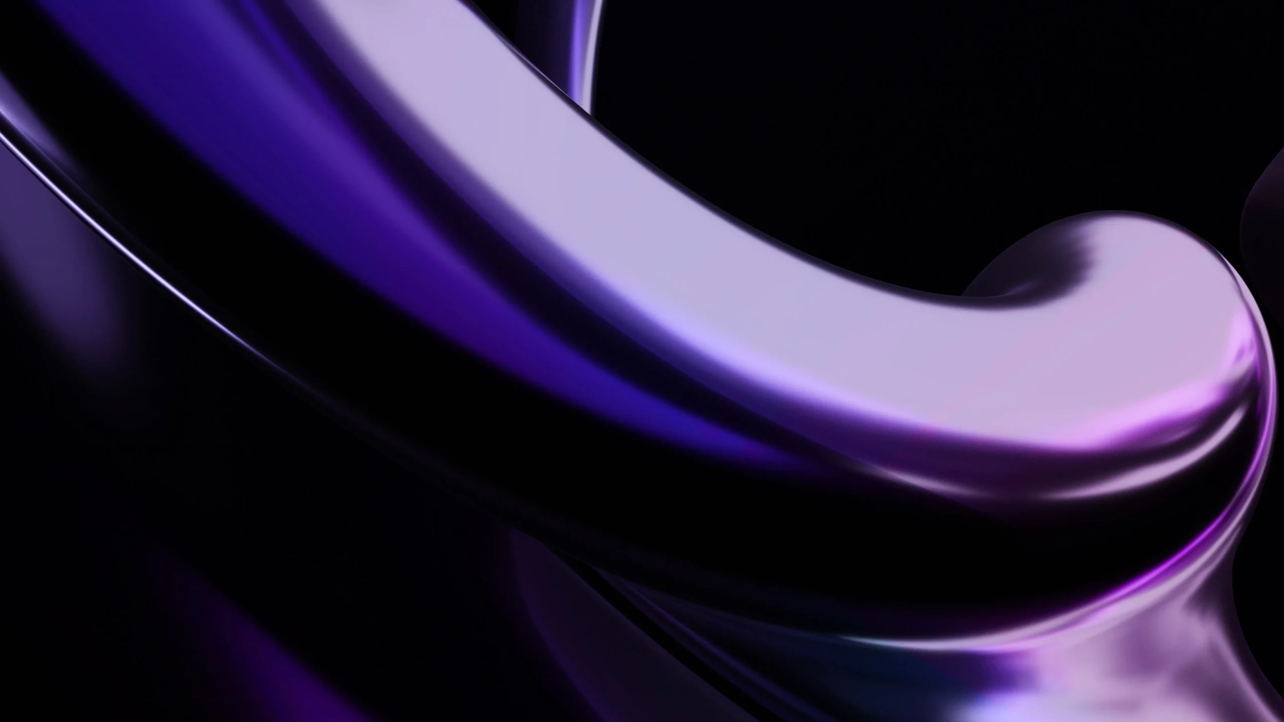 Abstract curved glossy purple form, HG Mind Works assessment day guide for families
